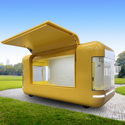 Food Truck Customized Hot Dog Pizza Coffee Ice Cream Truck Mobile Camping Trailer Mall Night Market Mobile Trailer
