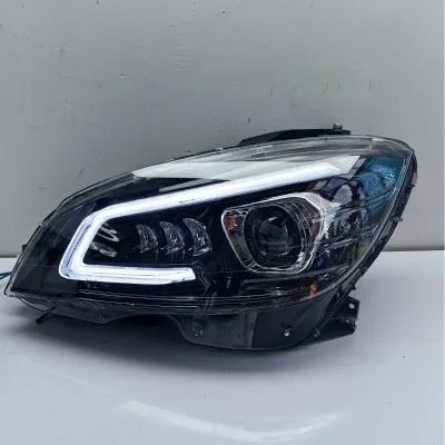 LED Headlamp Assembly 36W 6000LM 6000K White DRL High Beam Plug Play 12V Upgrade for Universal Fitment