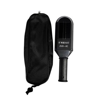 ZGD-8C Recharge Handheld UV Ore Tester Light 8W Shortwave Lamp for Underground Tungsten Mine Mineral Identification