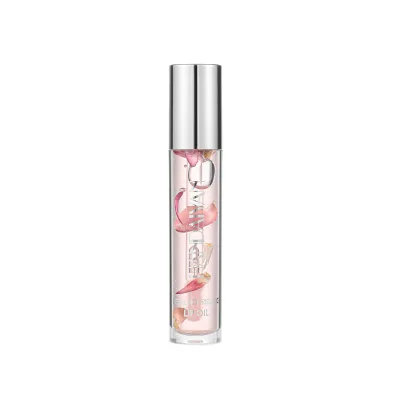 Private Label Flower Two Colors Lip Oil Moisturizing Nourishing Clear Vegan Lip Oil Gloss