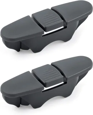 2 Pack W10508950 Dishwasher Upper Dishrack Slide Rail Stop Clip by Cenipar Replacement for Whirl-pool Ken-more Dishwasher
