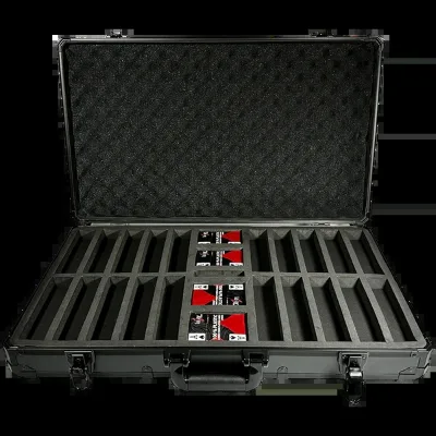 Aluminium Black 500 1000 PRO Poker Chips Case