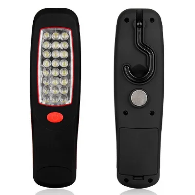 Greenlight Long Auto-Motorcycle Inspection Lamp 3LED Work Lighting Tool IP44 Waterproof 6000K Daylight Magnet Hook 1-Year