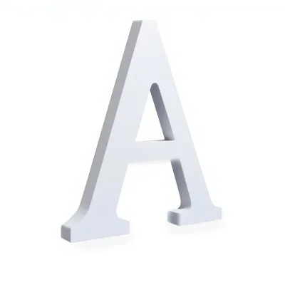 10 Inch Wooden Letter a Wall Decor Standing Letters DIY Crafts Wedding Birthday Party Decoration Paintable Stand