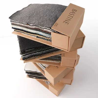 Hemp Blended Fabrics Stock Swatches Booklets Sustainable Cloth Ready to Ship (Including Woven 2 Books & Knit 3 Books)