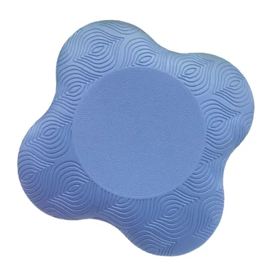 Blue Customized Logo Yoga Knee Pad