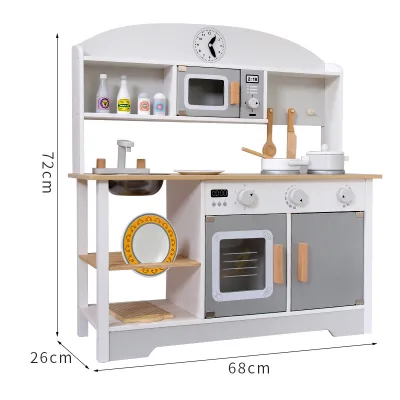 Hot selling Montessori play Toy Educational wooden children kitchen set toys for kids