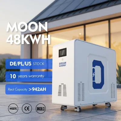 2026 EU Stock 51.2V 942Ah 48kWh LiFePO4 Battery Grade a 8000 Cycles Smart BMS Cabinet for Large Home Solar Storage System