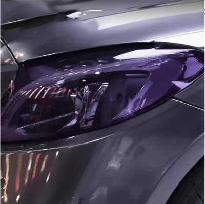 Premium Quality Automotive Tinting Film Headlight Car Body Tpu Headlight Protection Film With to Black