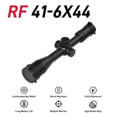 4-16X44 High Quality Scope Adjustable 4-14x Magnification 44mm Aperture Led Illuminated Tactical Scope