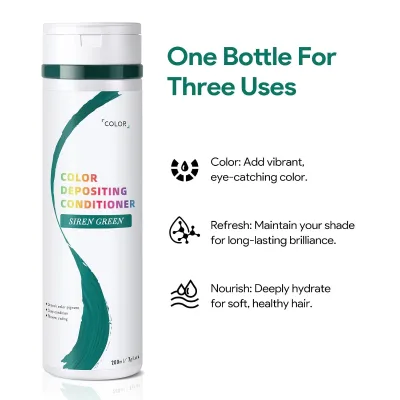 Factory Price Herbal Keratin Concentrated Formula Color Depositing Conditioner for Dyed Hair-Semi Permanent Long-lasting Color