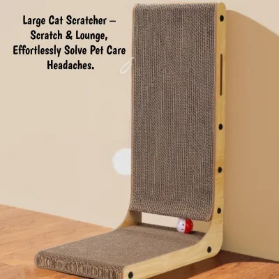 China Manufacturer L Shape Cat Scratcher Cat Scratchers for Indoor Cats