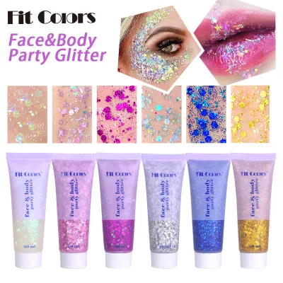 Body Shimmer Spray Refreshing Party Makeup Hair Glitter Powder Shiny Glitter Spray for Hair and Body