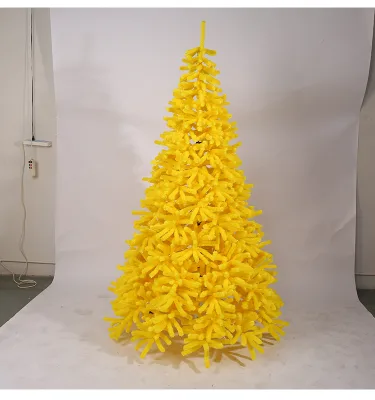 Factory Direct Sale Adjustable Romance Theme Christmas Tree Hairy Tree Purple Pink Yellow