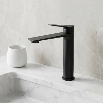 Modern Wholesale Stylish Bathroom Hardware Accessories Water Saving Hot Cold Vanity Tap Basin Faucet