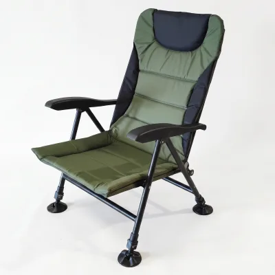 Adjustable Height Padded Reclining Foldable Outdoor Leisure Fishing Chair