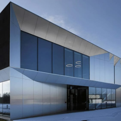 4mm Modern Fire-Proof Aluminum Cladding Panel Metallic Exterior Color for Facades for Mall Edifices