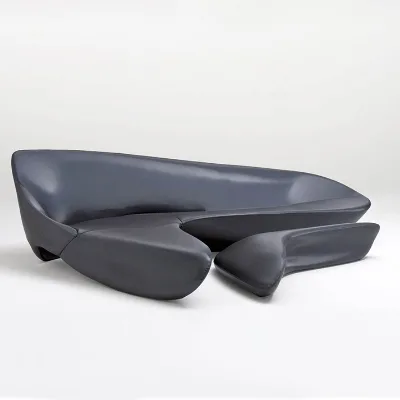 Y163 Modern Living Room Moon Sofa Italian Designer Bank Shopping Mall Home Balcony Salon Office Patio Sofa Public Relax Chair