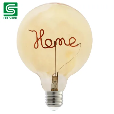 Retro Decorative Filament Bulb with Letters for Pendant Light Applications