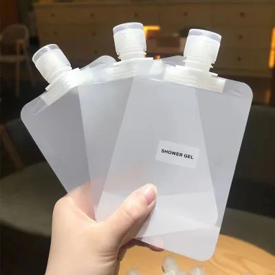 30g 50ml 100ml Frosted Stand up Nozzle Packaging Bags Cosmetic Lotions Bagged Separately Liquid Packaging Pouch