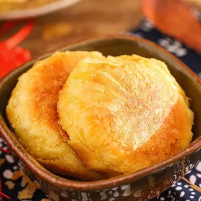 Yummy Shortbread Breakfast Crispy Pie 200g Teatime Round Shape Ready to Eat