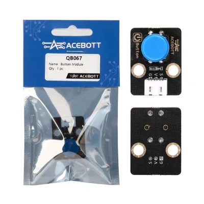 ACEBOTT 12X12mm Big Key Light Touch Switch Module OEM/ODM Hat High Level Output for Arduino Switches Product Category