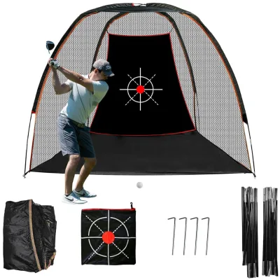 Portable Design Complete Golf Practice Net Outdoor Golf Training Net With Target and Carrying Bag