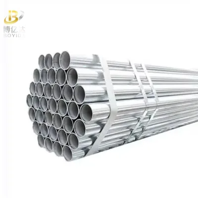 Hot-Dip Galvanized Round Steel Pipe 15mm-200mm Anti-Rust for Outdoor Fence & Handrails