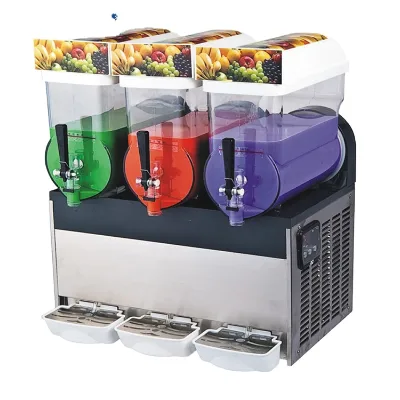 Tripple Bowl Commercial Slush Granita Free Standing Slush Machine