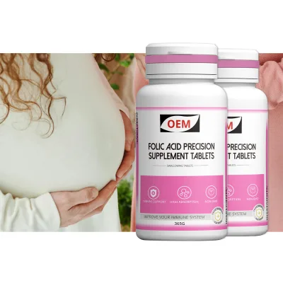 Delayed-Release Precision Folic Acid Supplement Tablets for Enhanced Bioavailability and Digestive Comfort