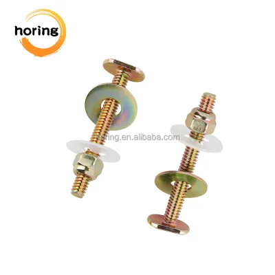 TD302 Modern Toilet Bolts 1/4*57MM Brass/Iron Material OEM Brand Easy Installation 2-Year Warranty