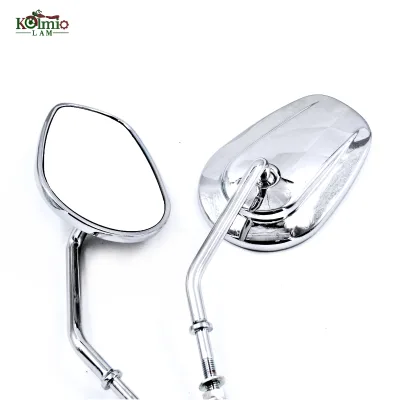 KILMIO-LAM Fit for Motorcycle 8mm Side Mirrors RearView for Harley Softail Dyna SPORTSTER XL 883 1200 Touring Road King Street