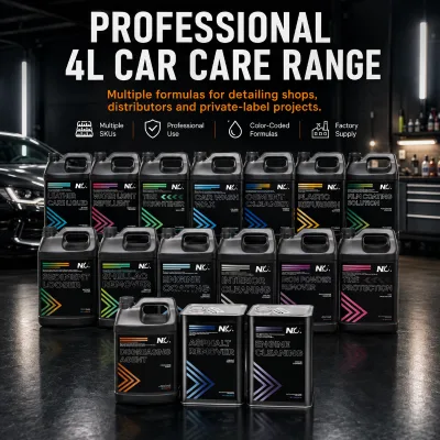 4L Professional Car Care Chemicals Multiple Formulas for Cleaning Decontamination Restoration and Detailing