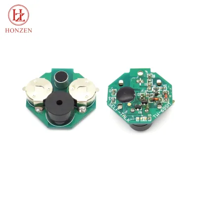 Heart shape pcba programmable MP3 sound trigger siren alarm voice module for electronic toy