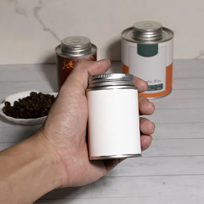 Tin Can Custom logo Metal Packaging 150g Small Tea Can Empty Can Black Tea Packaging Box Food-grade sealed Offset Coffee