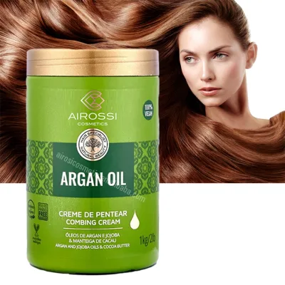 Hair Treatment for Damaged Hair Argan Oil Hair Cream Keratin Mask