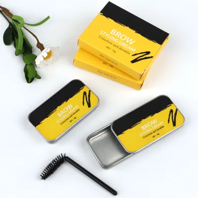 Natural Eye Brows Shaping Soap Gel 3D Eyebrow Shaping Brow Soap With Brush