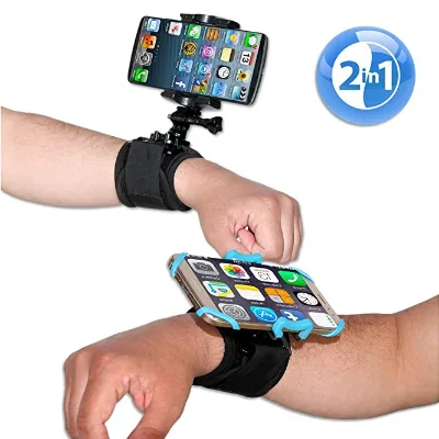 Cell Phone 2-in-1 Sports Wristband Phone Holder for Running Cycling Gym Jogging Driving