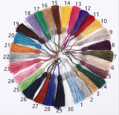 Wholesale Custom Made Tassel Fringe Candle Jars Decorative Tassel Holder with 6 Color Options Custom Packaging Available