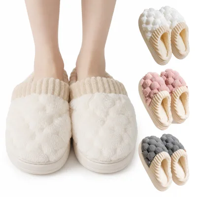 New Product Bedroom Cloud Fluffy Plush Soft Cozy Home for with Anti-Slip TPR Sole Warm Winter Custom Design for House Use