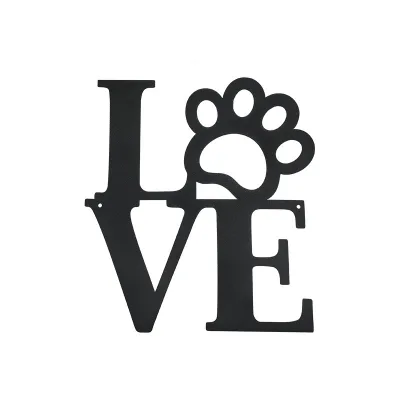 Wholesale Laser Cut Metal Modern Wall Sculpture Still Life Black Wall-Mounted Art Hanging Decoration for Indoor/Outdoor Use