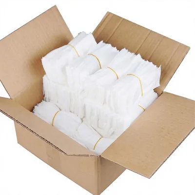ENON 1000 Pieces Per Box Small Size 3.1"x3.9" White Biodegradable Nursery Plant Seedling Growing Agriculture Polypropylene Grow