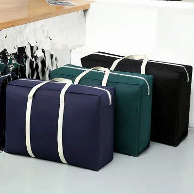 Large Capacity Clothes Storage Bags Non-woven Fabric Durable Move House Luggage Clothing Pack Bag Wardrobe Sorting Organizer