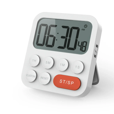 OEM Support LCD Digital Display Forward/Countdown Timer with Timed Memory Repetition Function