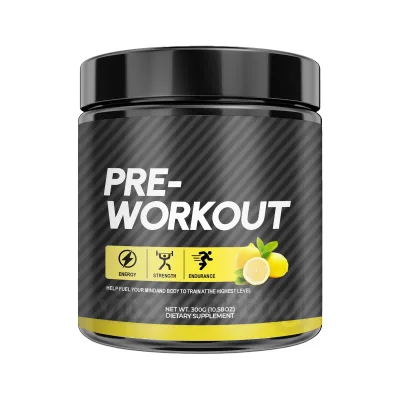 Hot-Selling Pre Workout OEM/ODM Private Label Wholesale 300g Pre Workout Powder Muscle Gain Recovery No Caffeine Custom Flavor