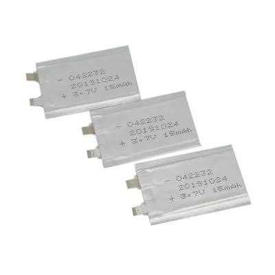 GEB Hot Sale Customizable Ultra-thin 042232 Polymer Lithium Battery Can Be Used for Smart Electronic Cards Toys Power Tools