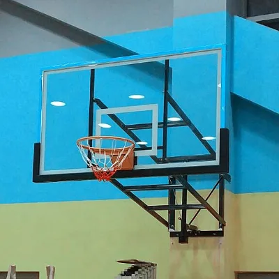 Easy to Install Wall Mounted Height Adjustable Basketball Goal