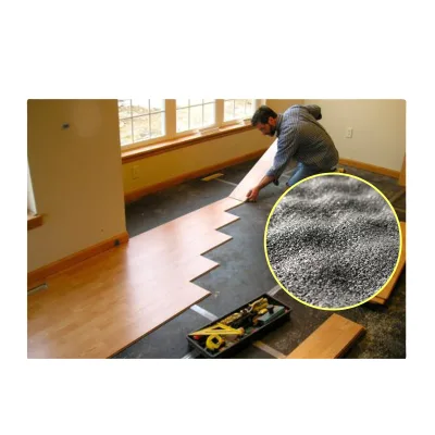 Wave Shaped High Performance in Sound Insulation Rubber Carpet Underlay Noise Reducing 25dB IIC/STC
