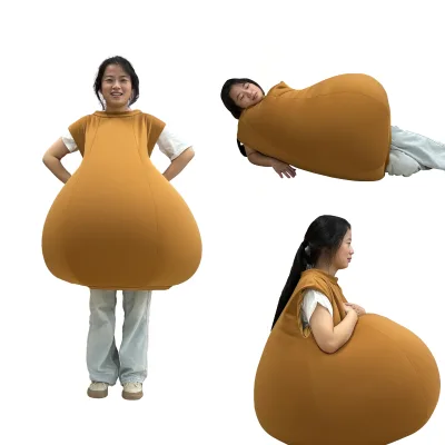 Cute Bean Bag Chair Wearable Bean Bags Sofa Floor Seating Big Sofa Pillow