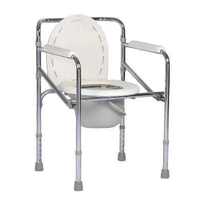 Hot Sales Chair Cover Folding Commode Chair for Patient